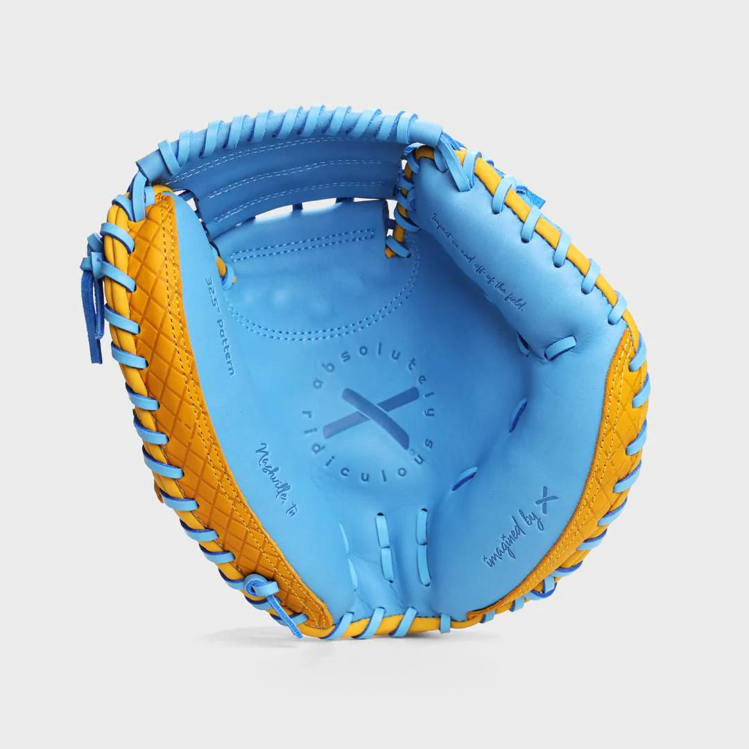 32.5" youth catcher's mitt | pushin'p tan ice cream - Image 5