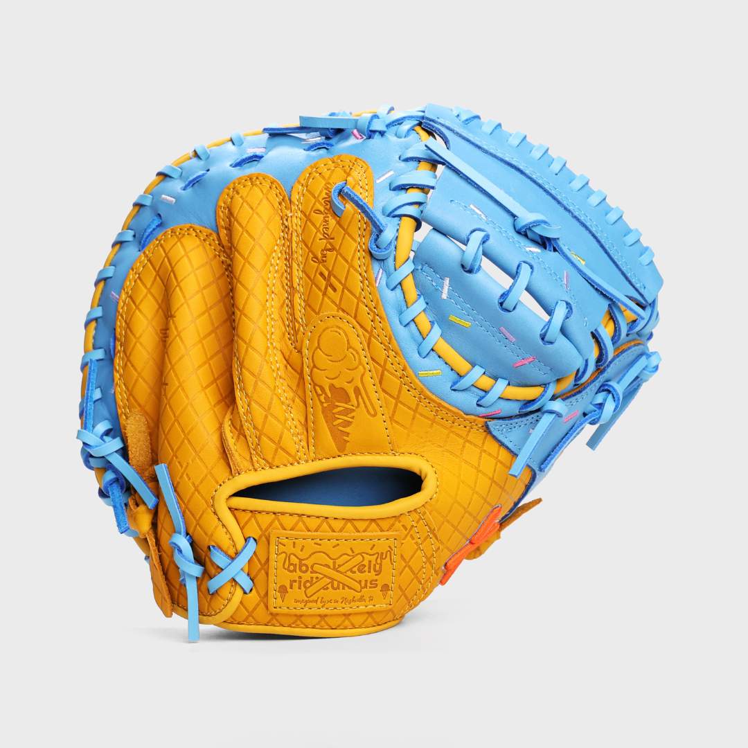 32.5" youth catcher's mitt | pushin'p tan ice cream - Image 7