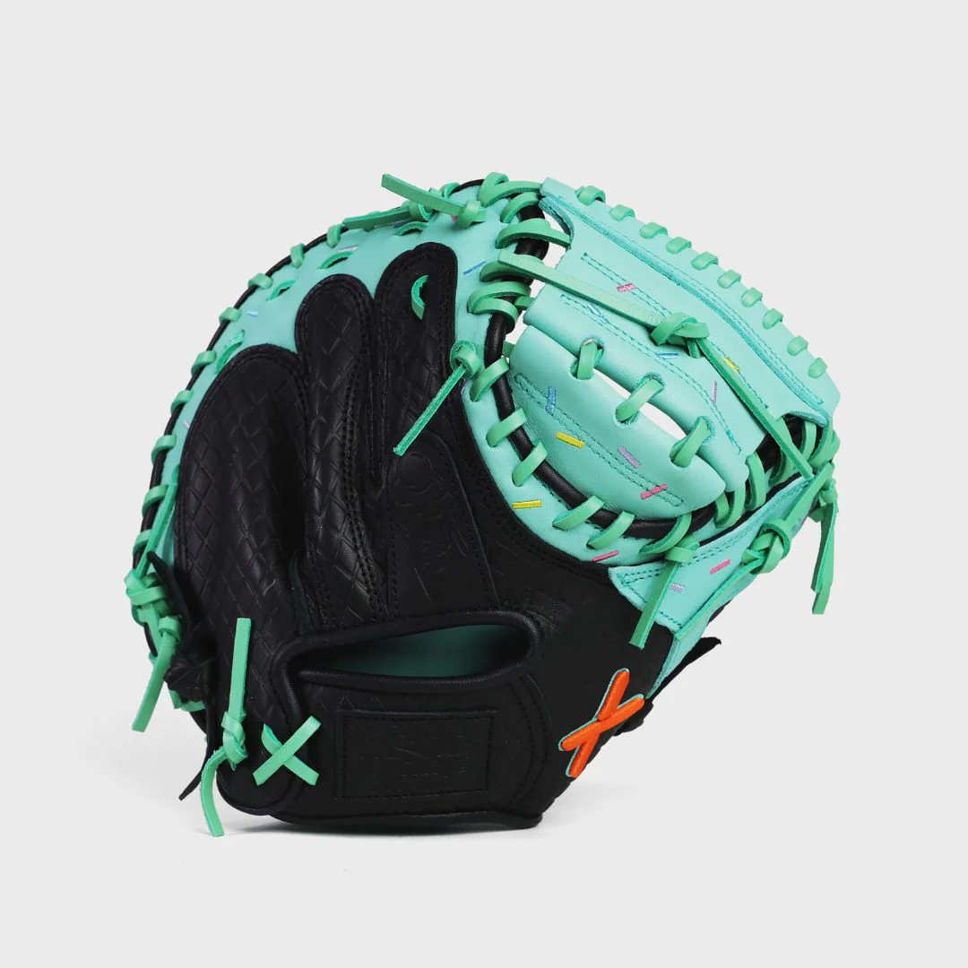 32.5" youth catcher's mitt | mint blackout - Image 3