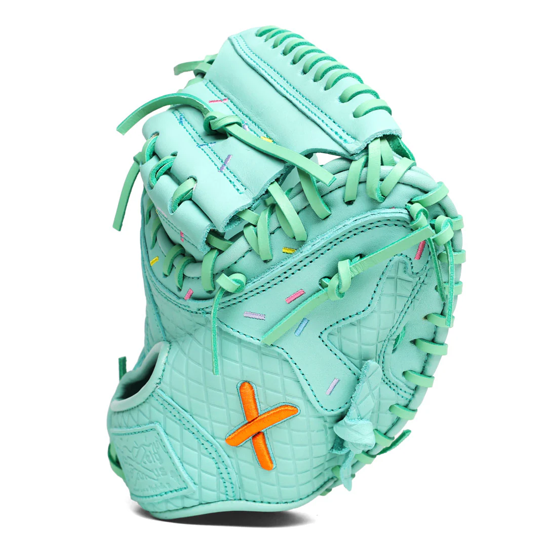 32.5" youth catcher's mitt | mint dipped - Image 2