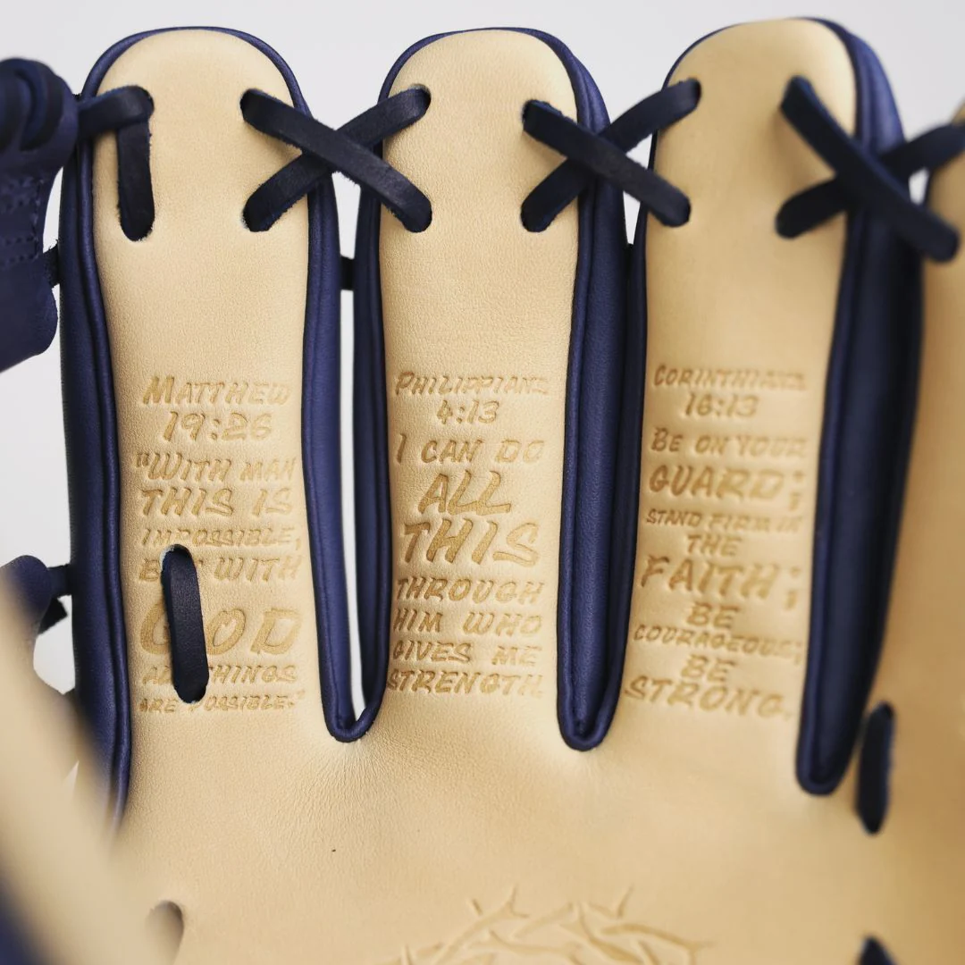 bible glove: navy binding - Image 4
