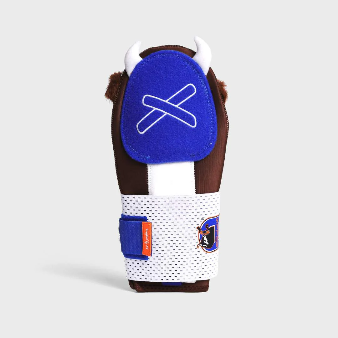 wool e. bull sliding mitt | durham bulls milb collab - Image 3