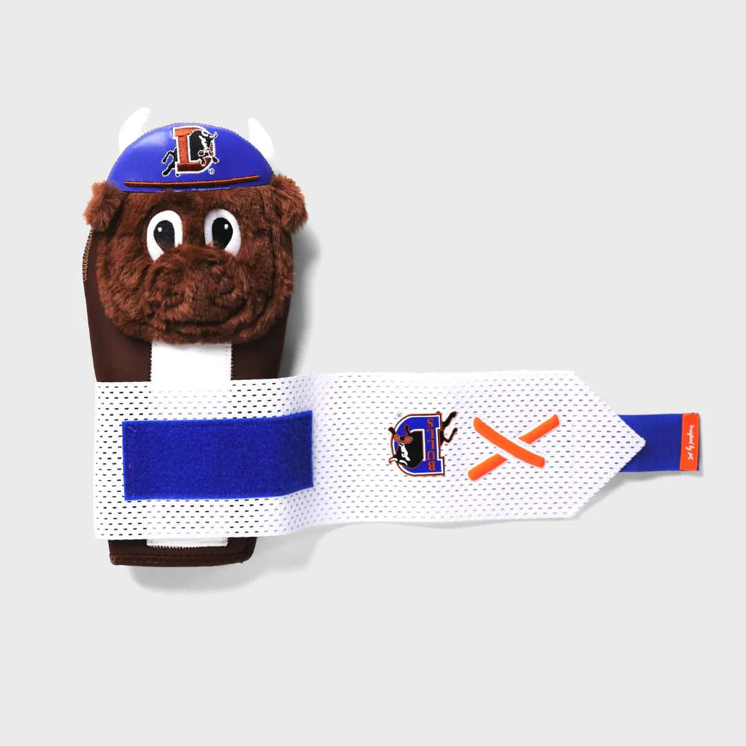 wool e. bull sliding mitt | durham bulls milb collab - Image 8