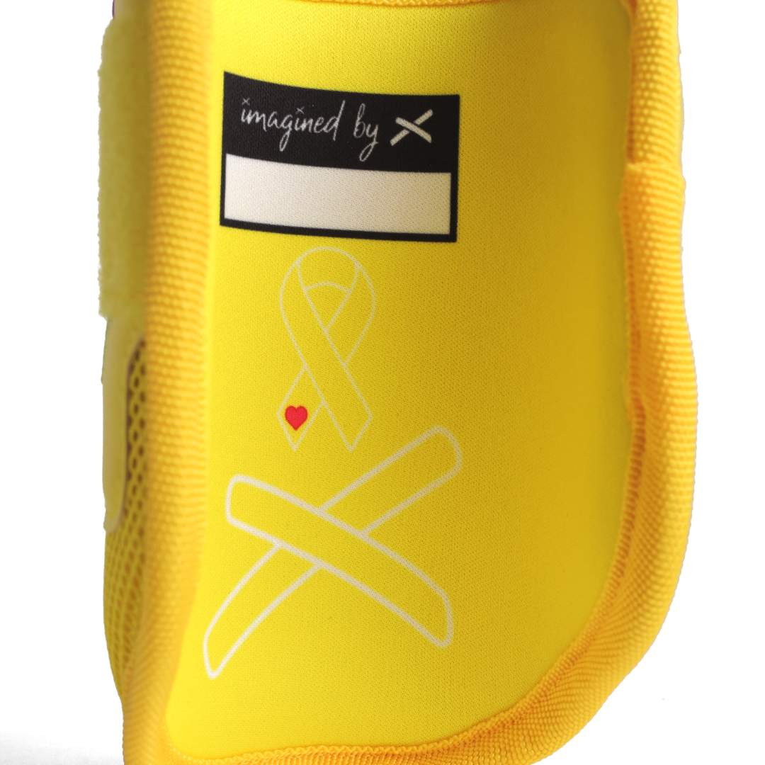 gold ribbon childhood cancer awareness elbow guard - Image 3