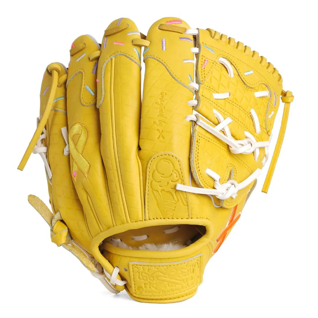 gold ribbon childhood cancer awareness glove - Image 10