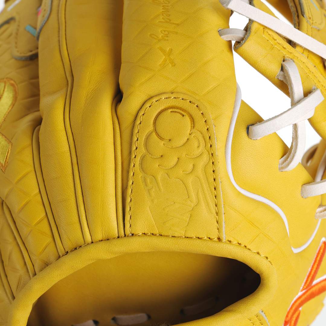 softball | gold ribbon childhood cancer awareness glove - Image 4