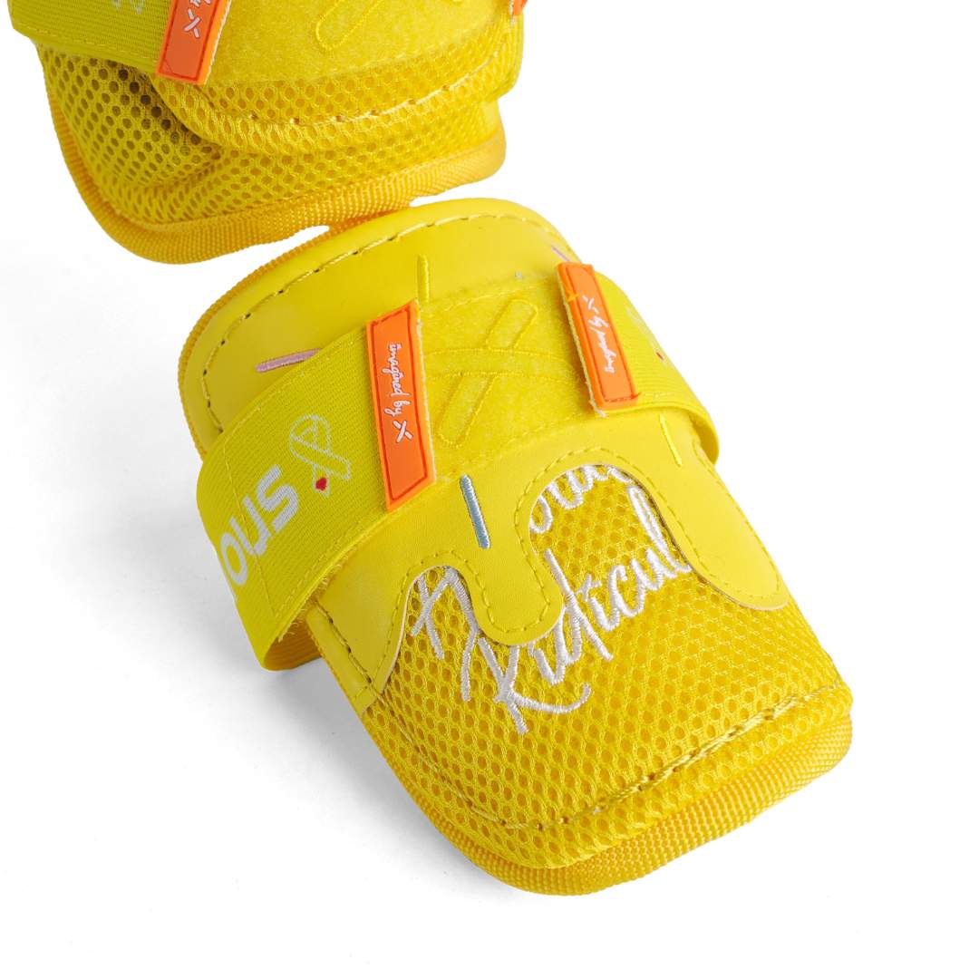 gold ribbon childhood cancer awareness leg guard - Image 3