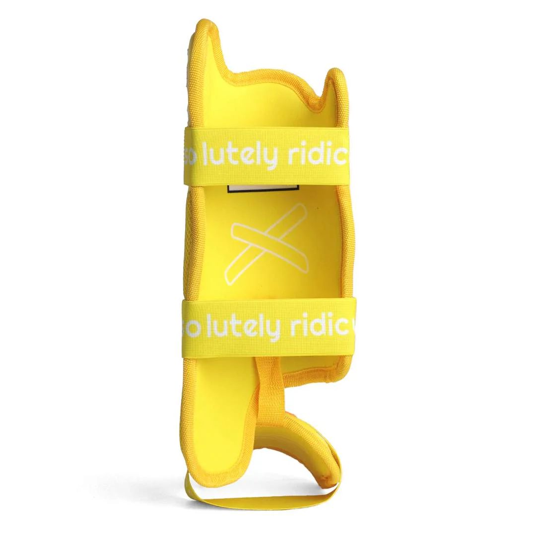 gold ribbon childhood cancer awareness drip model leg guard - Image 5