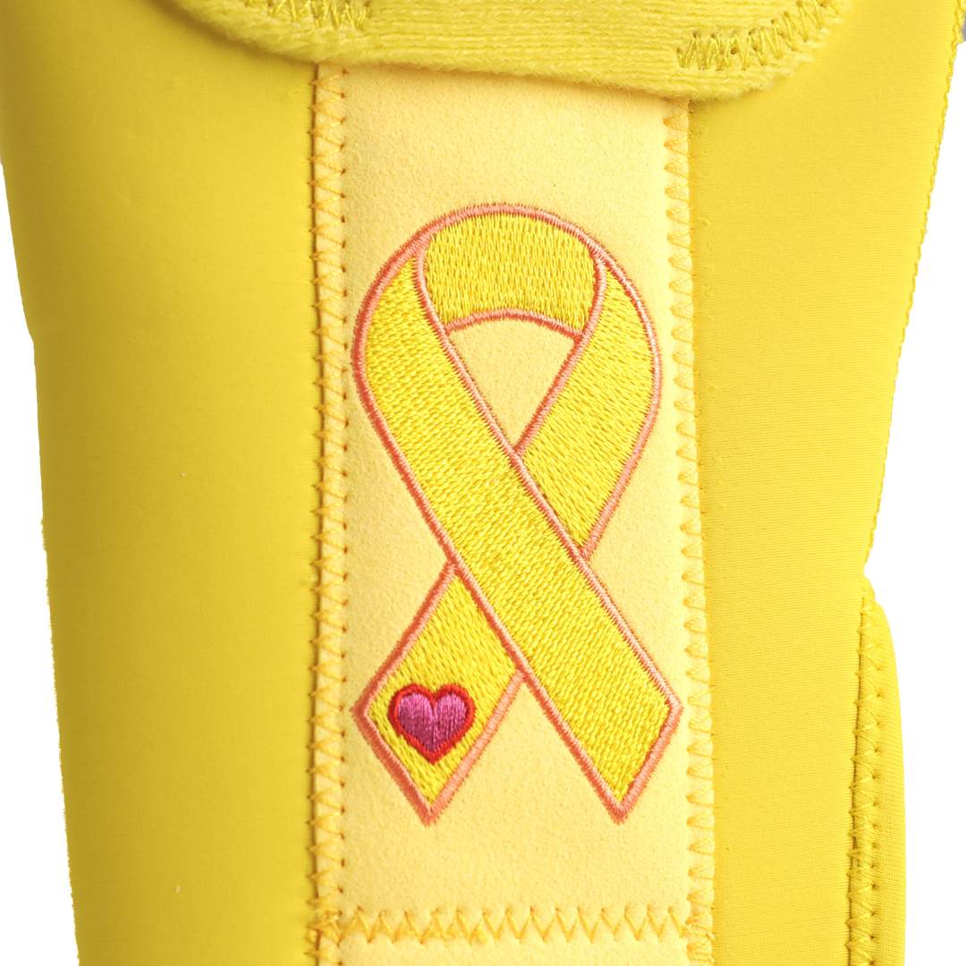 gold ribbon childhood cancer awareness sliding mitt - Image 4