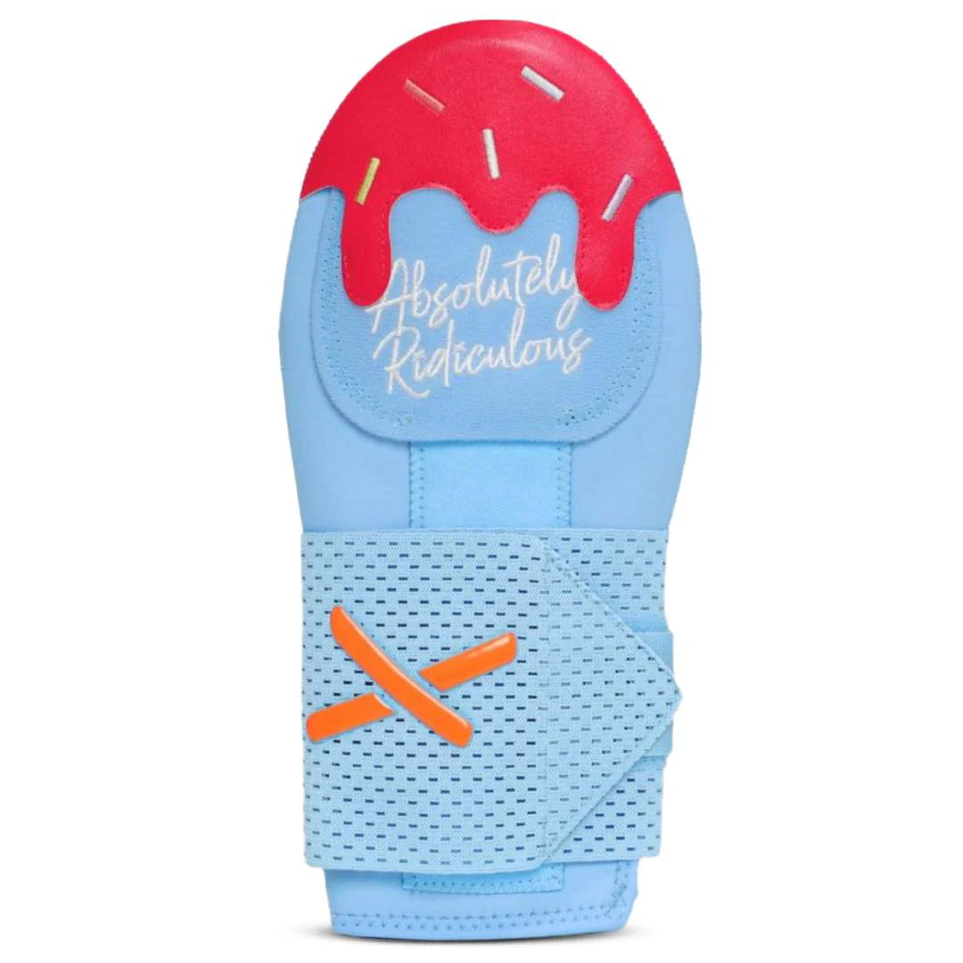 cotton candy sliding mitt