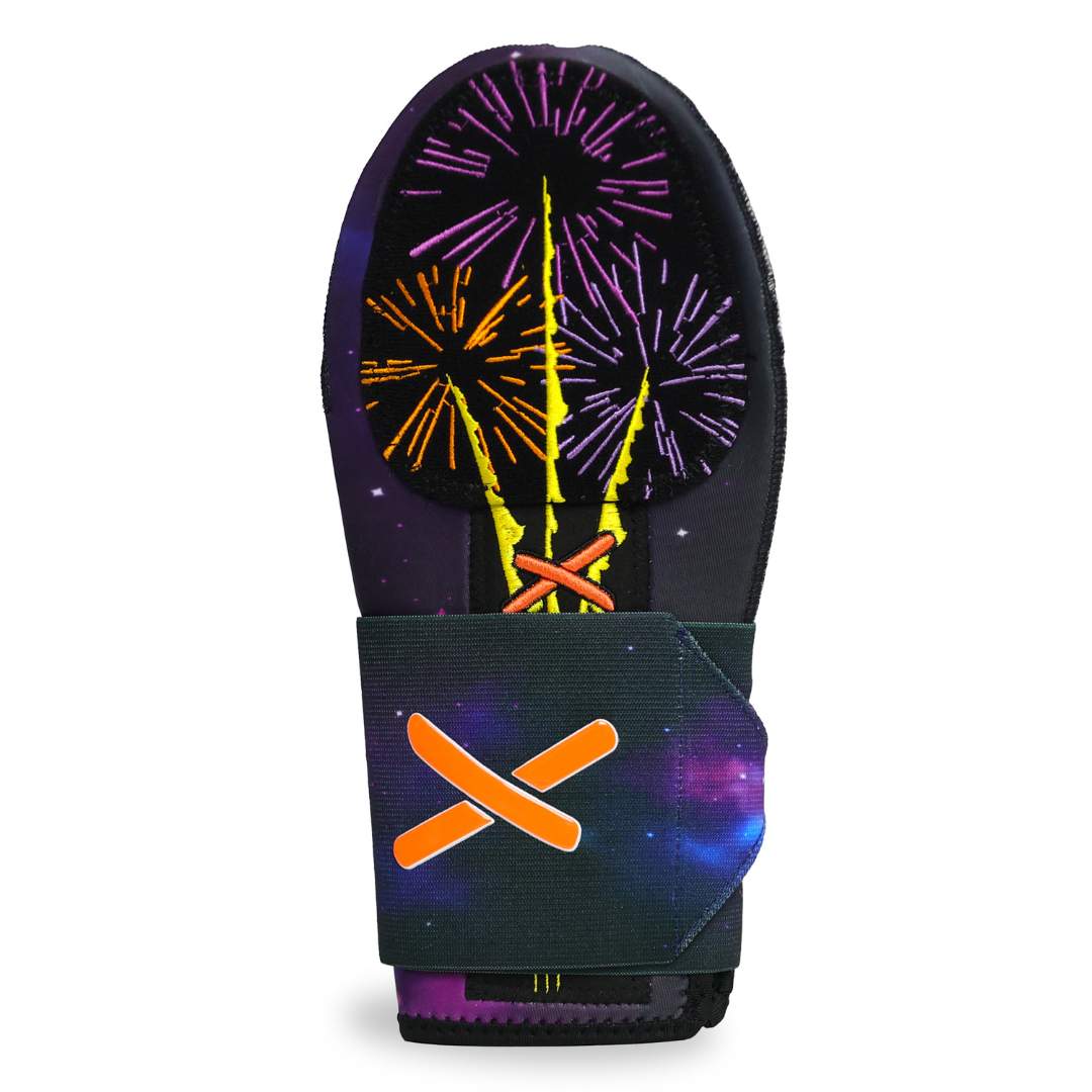fireworks sliding mitt