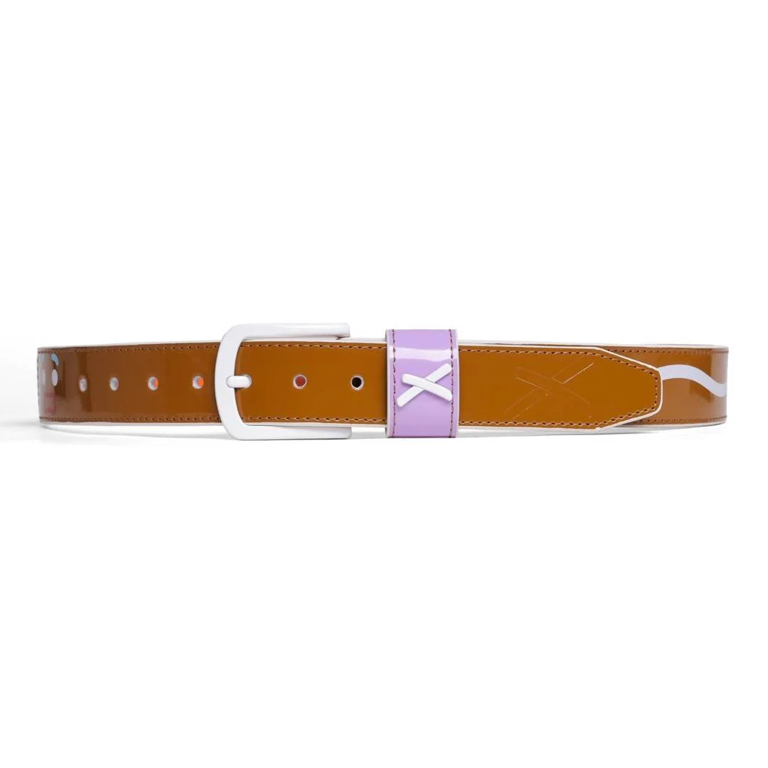gingerbread man handmade leather belt - Image 2