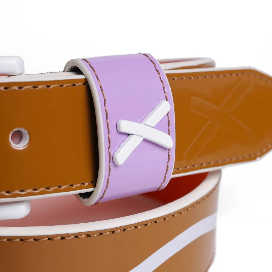 gingerbread man handmade leather belt - Image 3