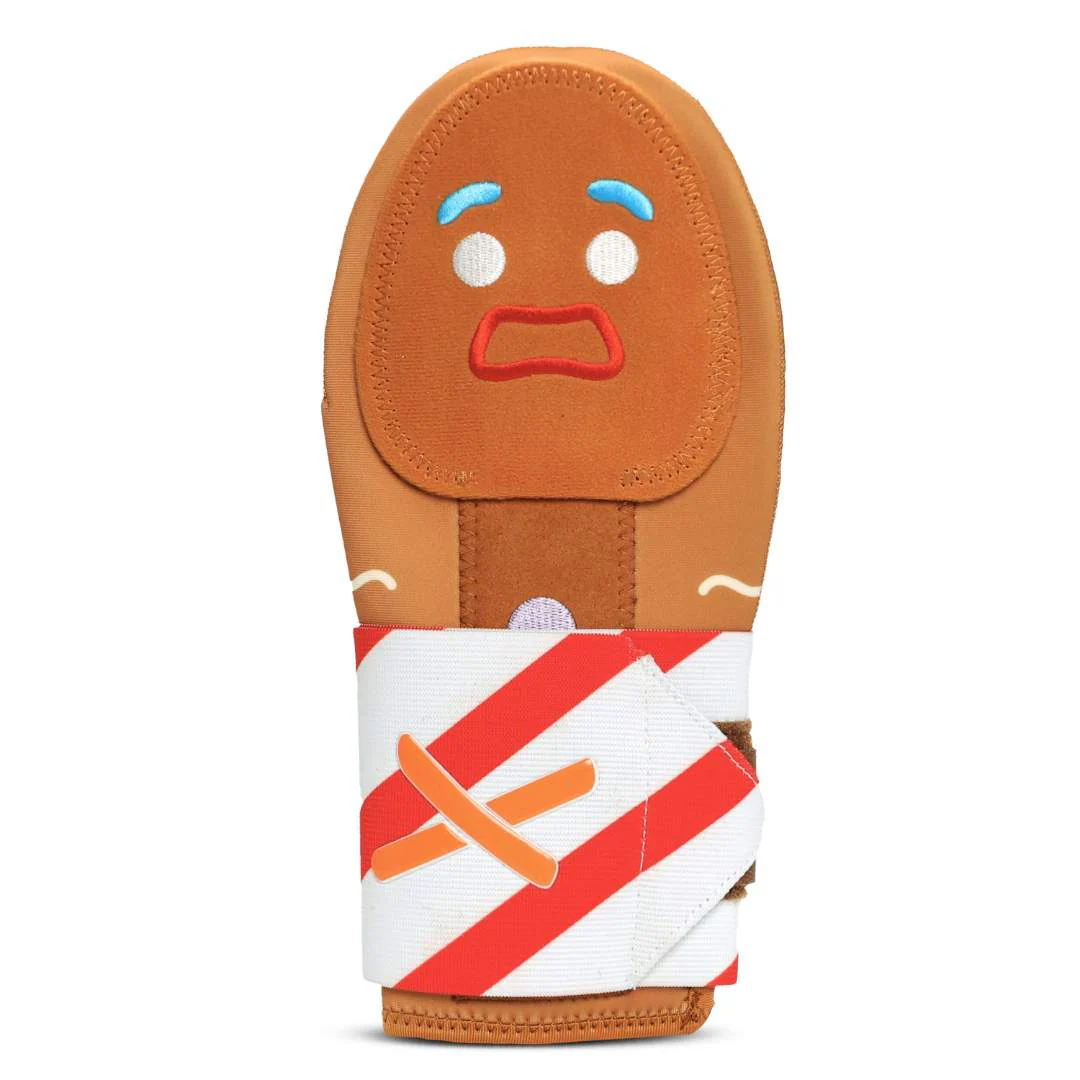 gingerbread man sliding mitt