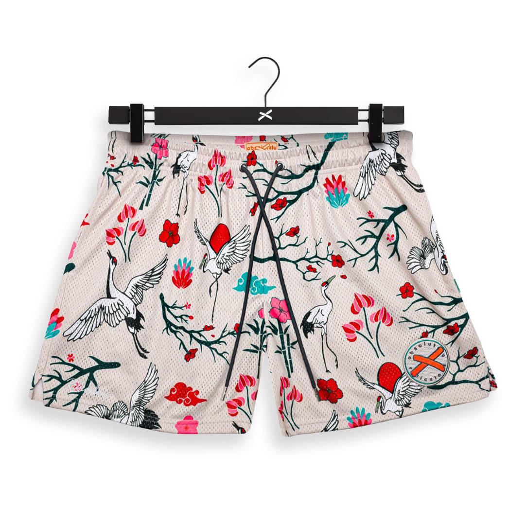 grandma's wallpaper shorts