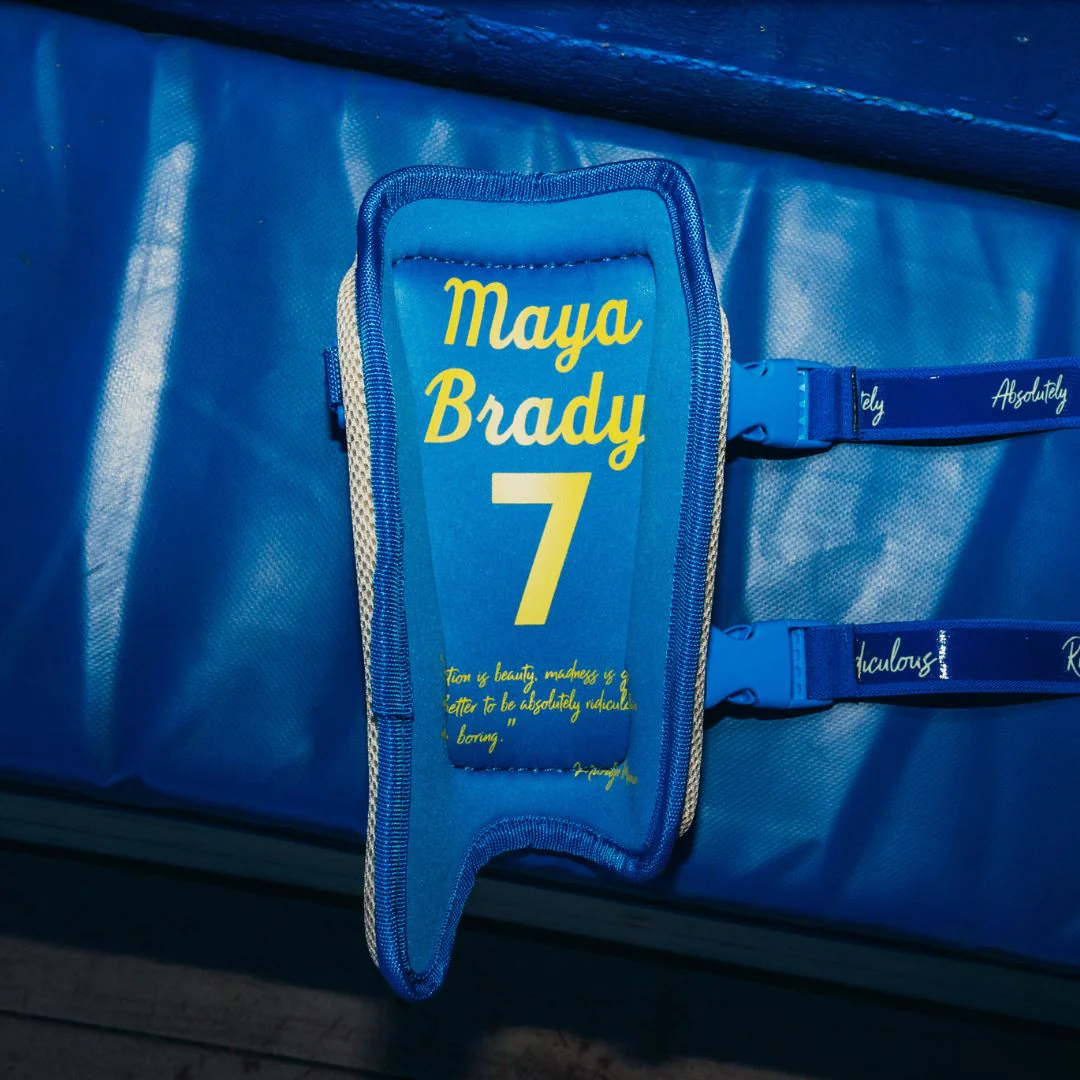 maya brady left handed hitter's leg guard - Image 3