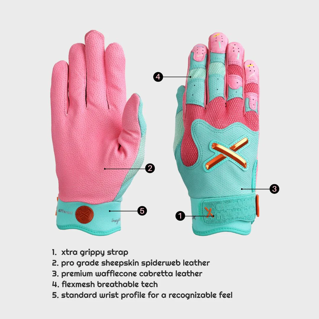 miami ice ice cream batting gloves - Image 4