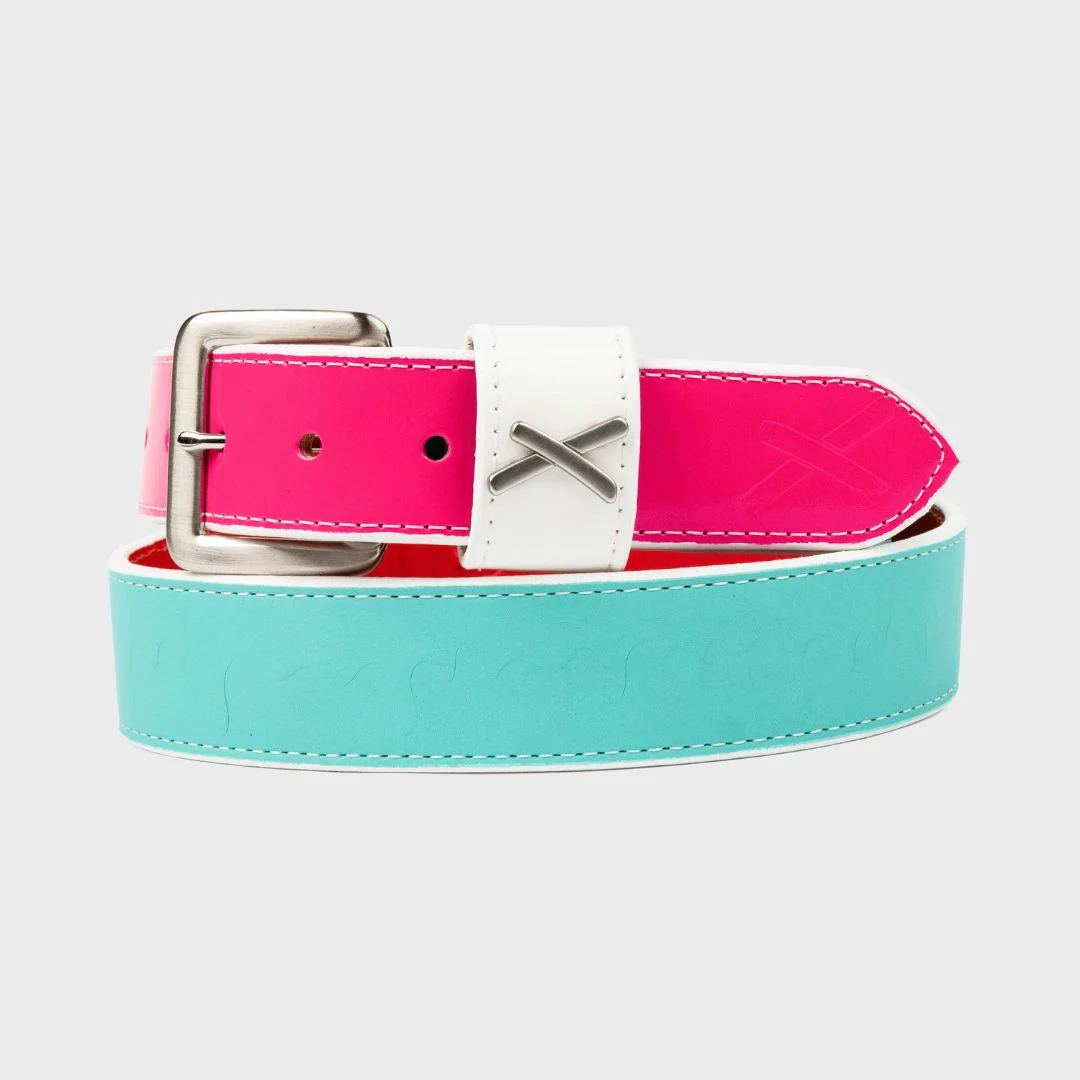 miami ice handmade leather belt - Image 4
