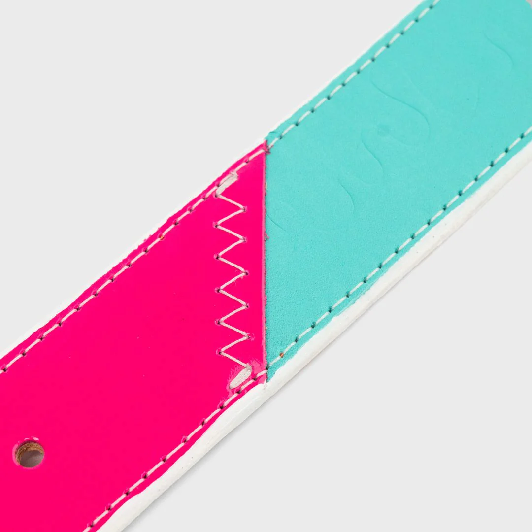 miami ice handmade leather belt - Image 8