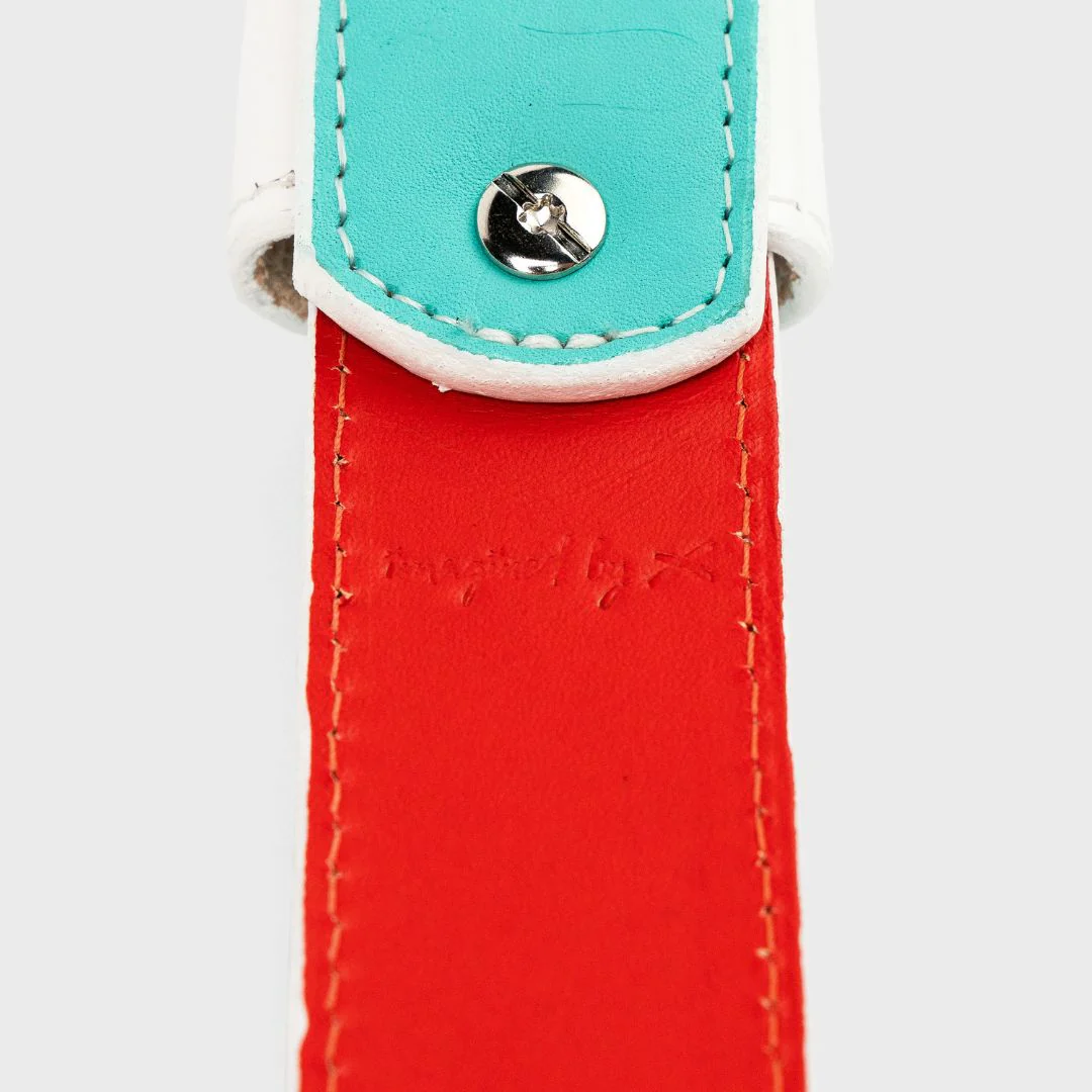 miami ice handmade leather belt - Image 9