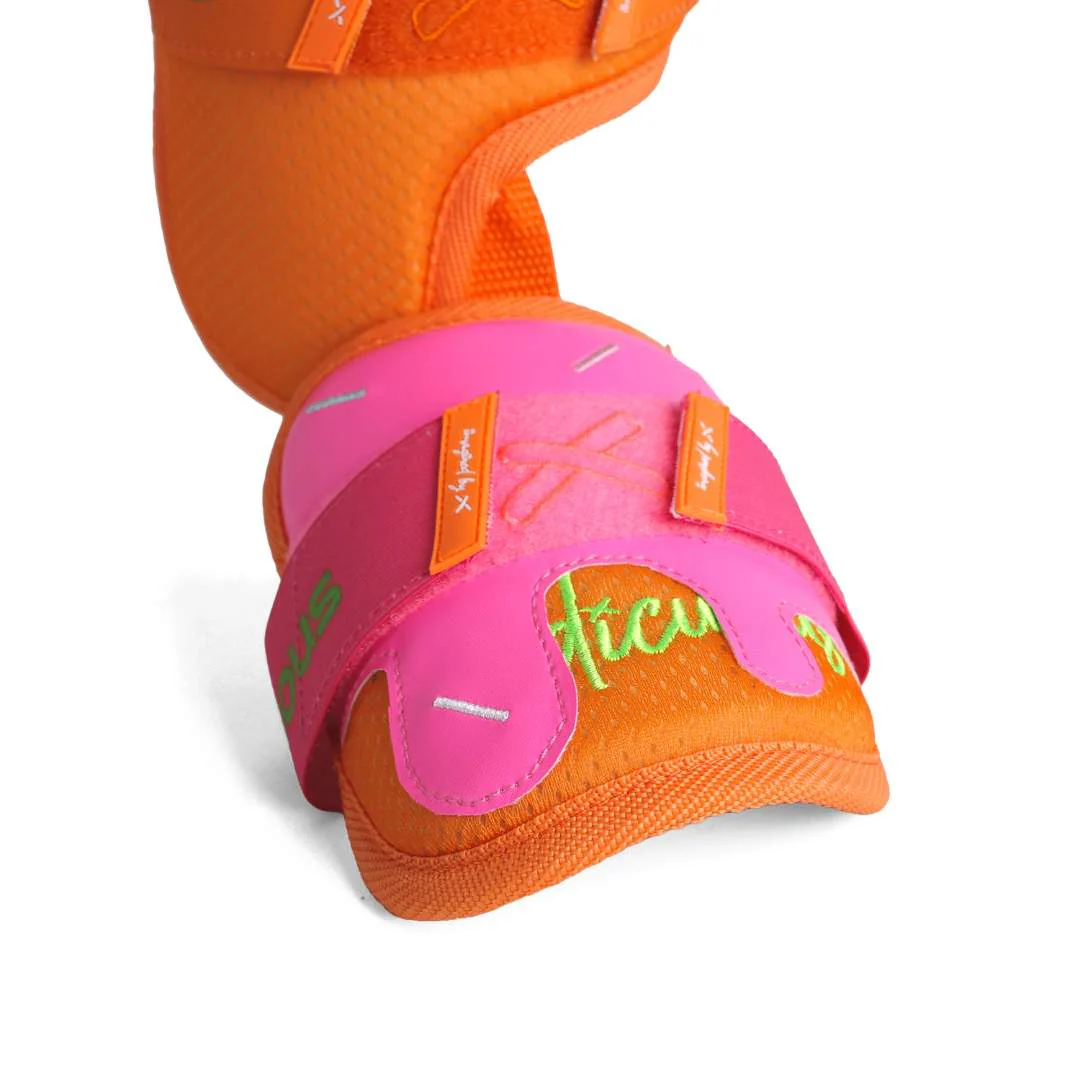 rainbow sherbet ice cream drip model leg guard - Image 4