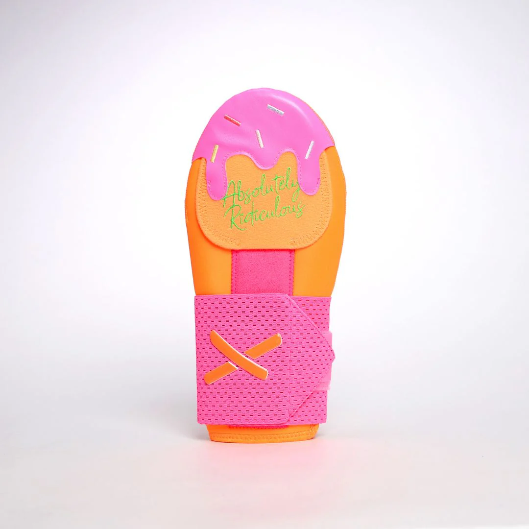 rainbow sherbet ice cream sliding mitt - Image 3