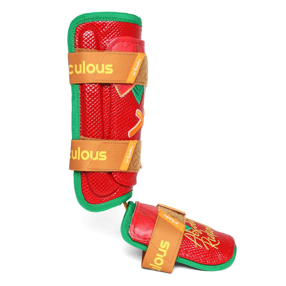 red rose leg guard - Image 3