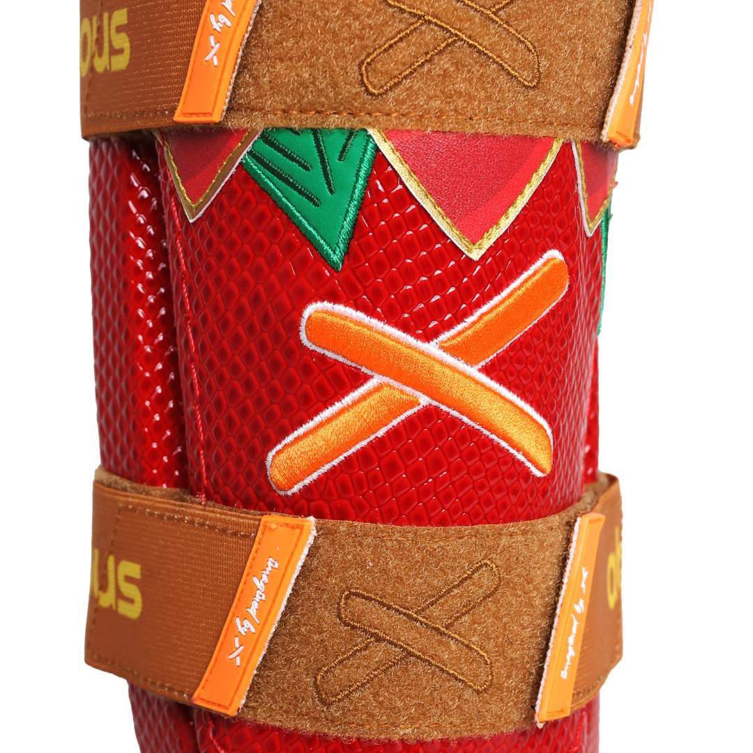 red rose leg guard - Image 4
