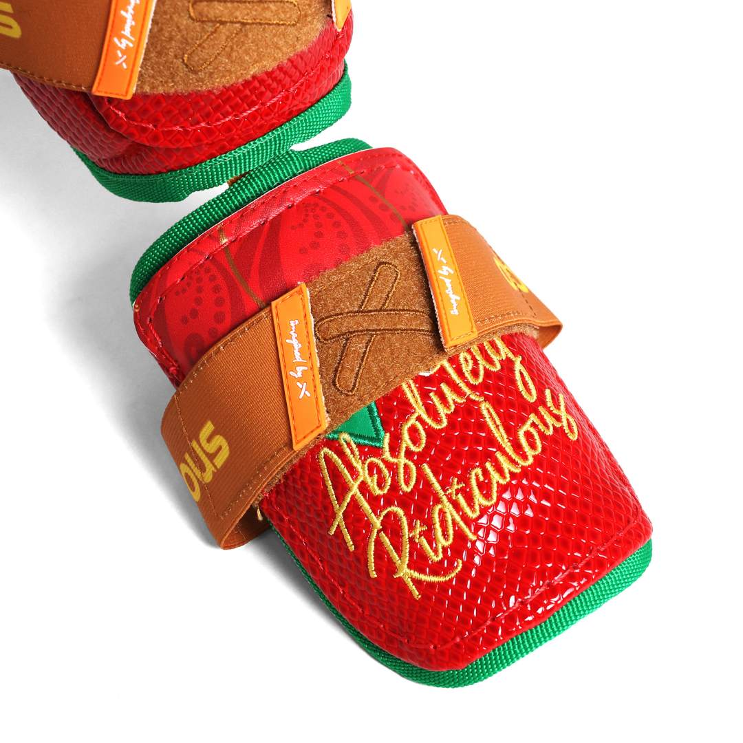 red rose leg guard - Image 5