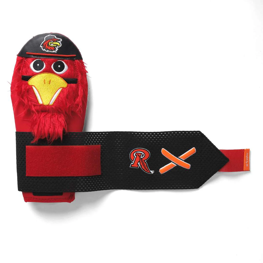 spikes sliding mitt | rochester red wings milb collab - Image 4