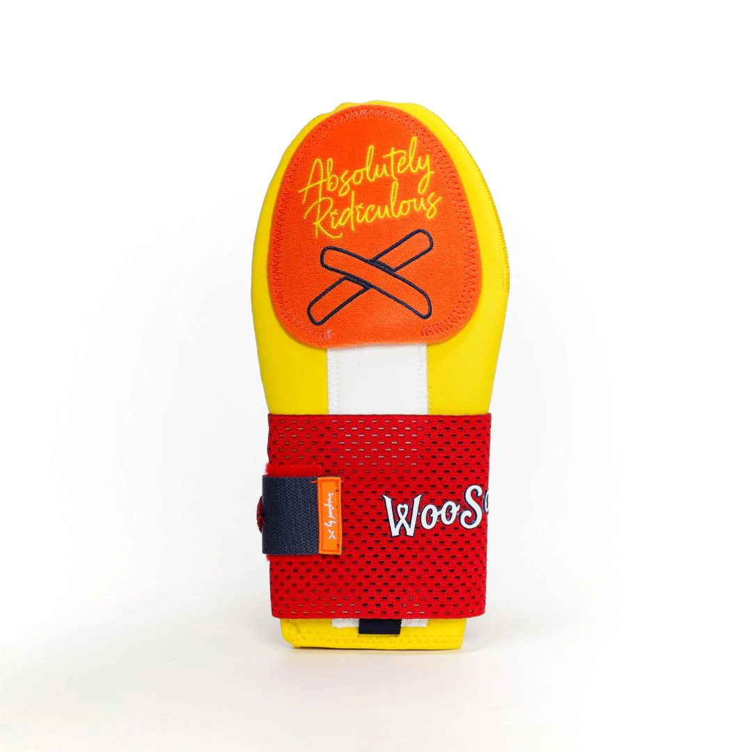 smiley sliding mitt | woosox milb collab - Image 6