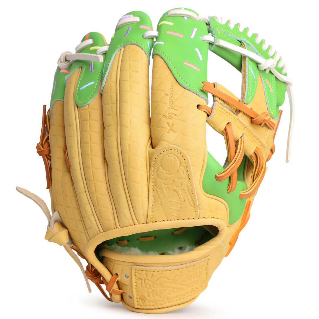 sour apple tan ice cream glove
