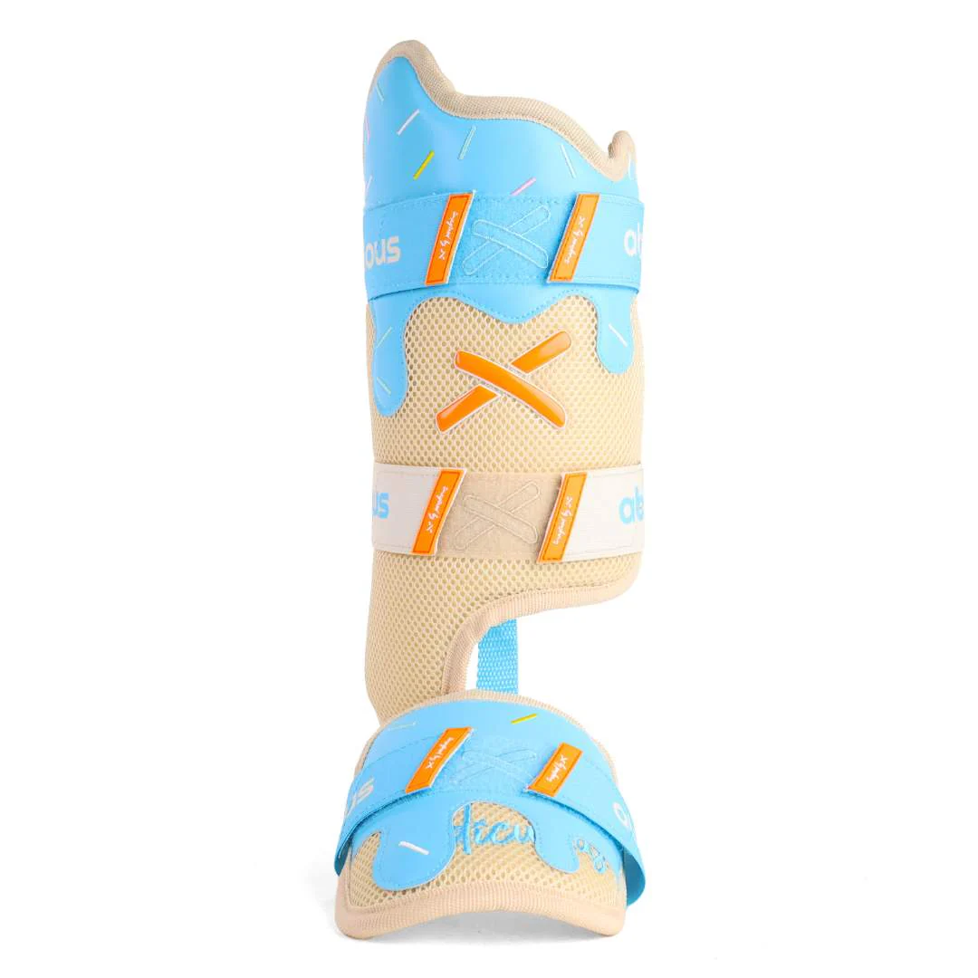 pushin' p tan ice cream drip model leg guard - Image 6