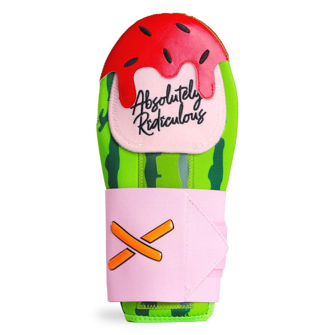 watermelon sliding mitt